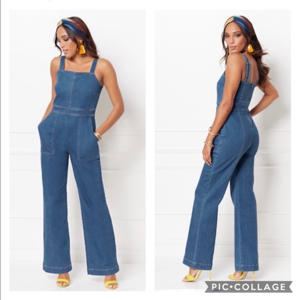 Eva Mendez Collection Wendi Denim Jumpsuit NY&CO